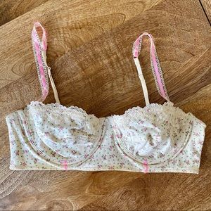 Urban Outfitters CottageCore Floral/Lace Bralette